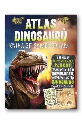 Atlas dinosaurů - Kniha se samolepkami
