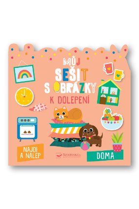 Můj sešit s obrázky k dolepení Doma