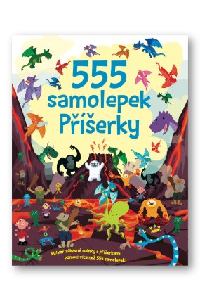 555 samolepek Příšerky