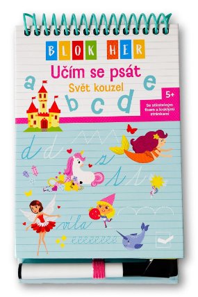 Blok her Učím se psát Svět kouzel