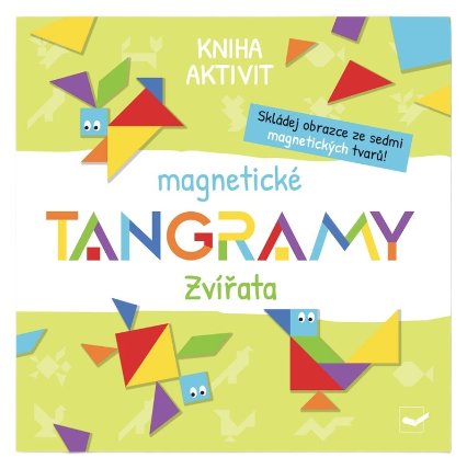 Kniha aktivit magnetické TANGRAMY Zvířata