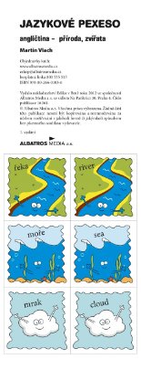 Jazykové pexeso AJ - zvířata