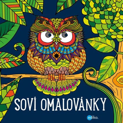 Soví omalovánky