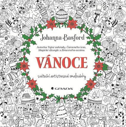 Vánoce - Sváteční antistresové omalovánky