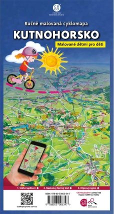 Kutnohorsko dětem - Ručně malovaná cyklomapa
