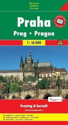 Praha - plán měkká 1:16 000