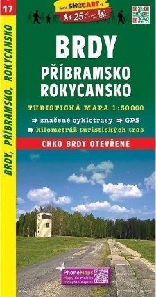 Brdy, Příbramsko, Rokycansko 1:50T - t