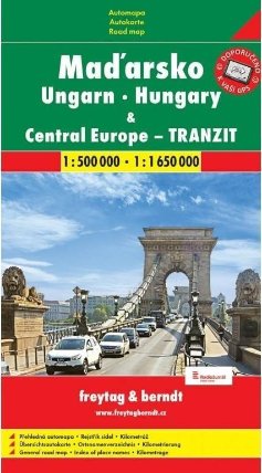 MAĎARSKO - TRANZIT 1:500000