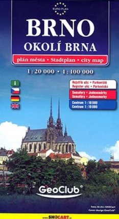 BRNO A OKOLÍ/MAPA