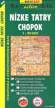 Nízké Tatry, Chopok 1:50 000/Turistická mapa SHOCart 1094