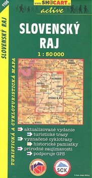 Slovenský ráj 1:50 000/Turistická mapa SHOCart 1106