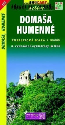 Domaša, Humenné 1:50 000/Turistická mapa SHOCart 1115