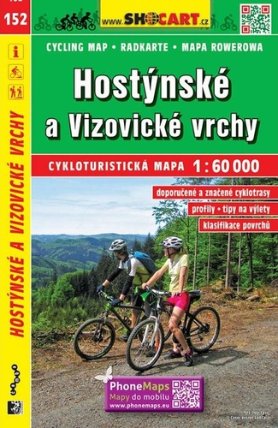 Cyklomapa Hostynské a Vizovické vrchy č. 152