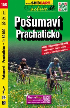 Pošumaví,Prachaticko cmc.158. 1:60T - cyklomapa