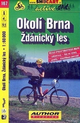 Cyklomapa Okolí Brna, Ždánický les 1: 60000 ( č. 167 )