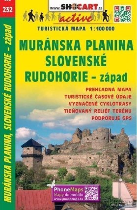 TM 1:100T 232 Muránska planina Slovenské rudohorie