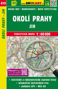 Okolí Prahy - jih 1:40 000