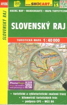 Slovenský ráj 1:40 000/Turistická mapa SHOCart 4106