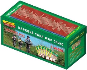 Dárková sada map Česko 1:40.000 Turistická mapa