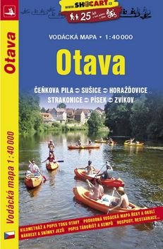 Otava/vodácká mapa 1:40T