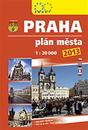 Praha knižní plán 2013 - 1:20 000