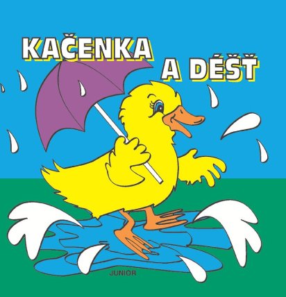 Kačenka a déšť - kniha do vany