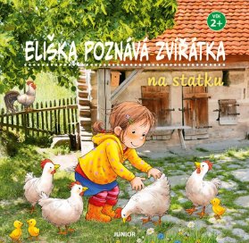 Eliška poznává zvířátka na statku
