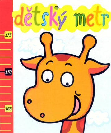 Dětský metr - žirafa - Axióma