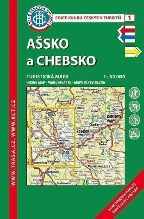 Ašsko a Chebsko 1:50T/KČT 01 Turistická mapa