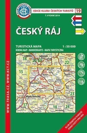 Český ráj /KČT 19 1:50T Turistická mapa
