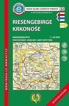 KČT 22N Krkonoše německy 5.vyd.2018