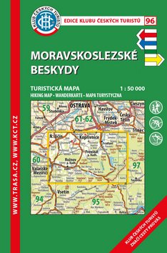 KČT 96 Moravskoslezské Beskydy 1:50T Turistická mapa
