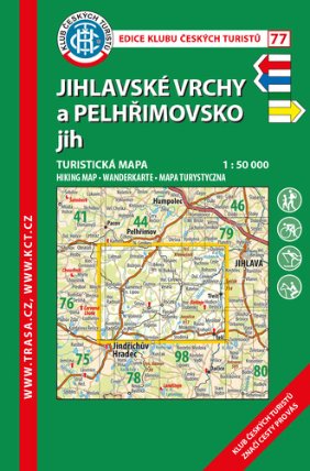 KČT 77 Jihlavské vrchy, Pelhřimovsko