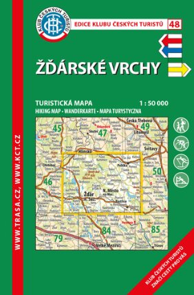 Mapa - 48 Žďárské vrchy