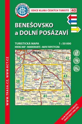 KČT 40 Benešovsko a Dolní Posázaví 1:50000