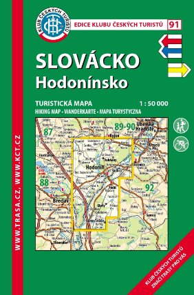 KČT 91 Slovácko, Hodonínsko 1:50 000 / turistická mapa