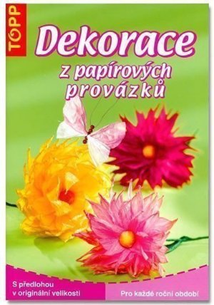 Dekorace z papírových provázků