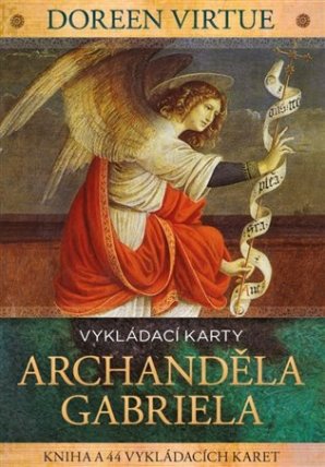 Vykládací karty archanděla Gabriela - kniha a 44 karet