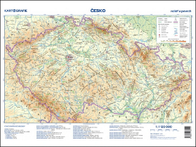 Česko Příruční mapa 1:1 120 000