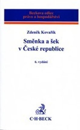 Směnka a šek v České republice. 6. vydání