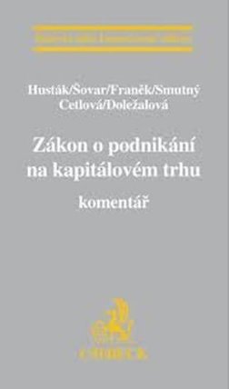Zákon o podnikání na kapitálovém trhu: Komentář