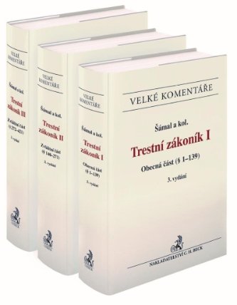 Trestní zákoník / Komentář, 3. vydání