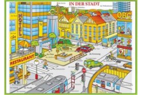 In der Stadt / Ve městě - Naučná karta