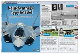Nejúchvatnější typy letadel - Naučné karty