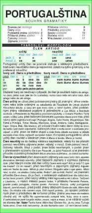 PORTUGALŠTINA souhrn gramatiky