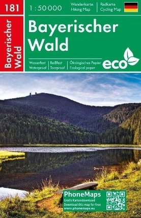 PhoneMaps 181 Bayerischer Wald 1:50 000 / Turistická mapa