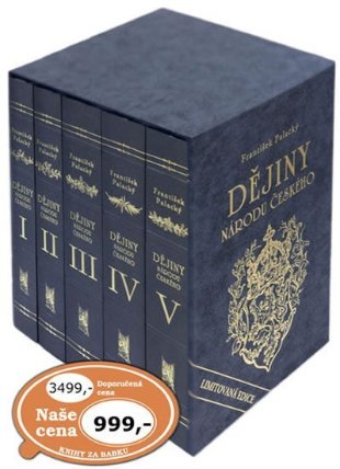 Dějiny národu českého I. - V. - Exkluzivní vydání v kůži