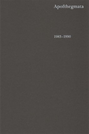 Apofthegmata 1983-1990