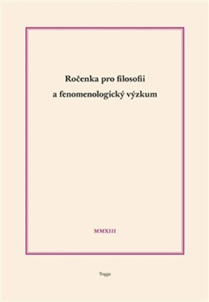 Ročenka pro filosofii a fenomenologický výzkum 2013