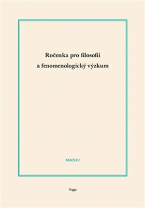 Ročenka pro filosofii a fenomenologický výzkum 2016